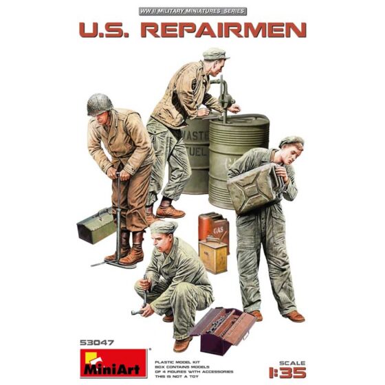 Miniart U.S. Repairmen (1/35) 53047 Miniart U.S. Repairmen (1/35) 53047