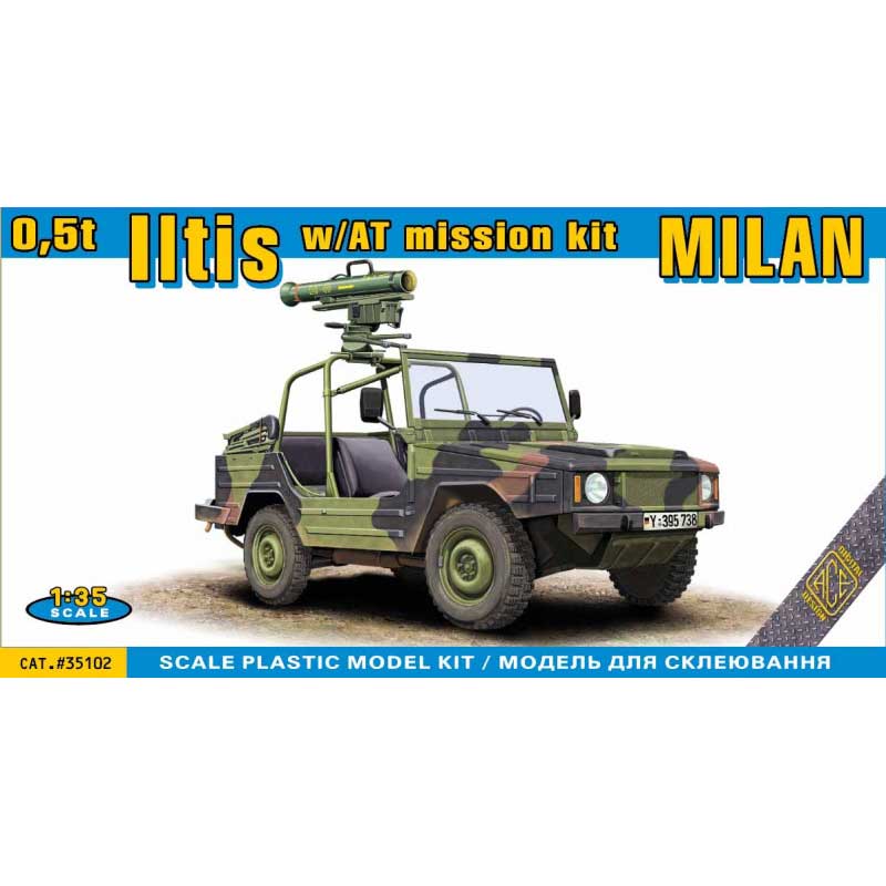 ACE Models Iltis 0.5T Light Truck & Milan Missile System (1/35) 35102