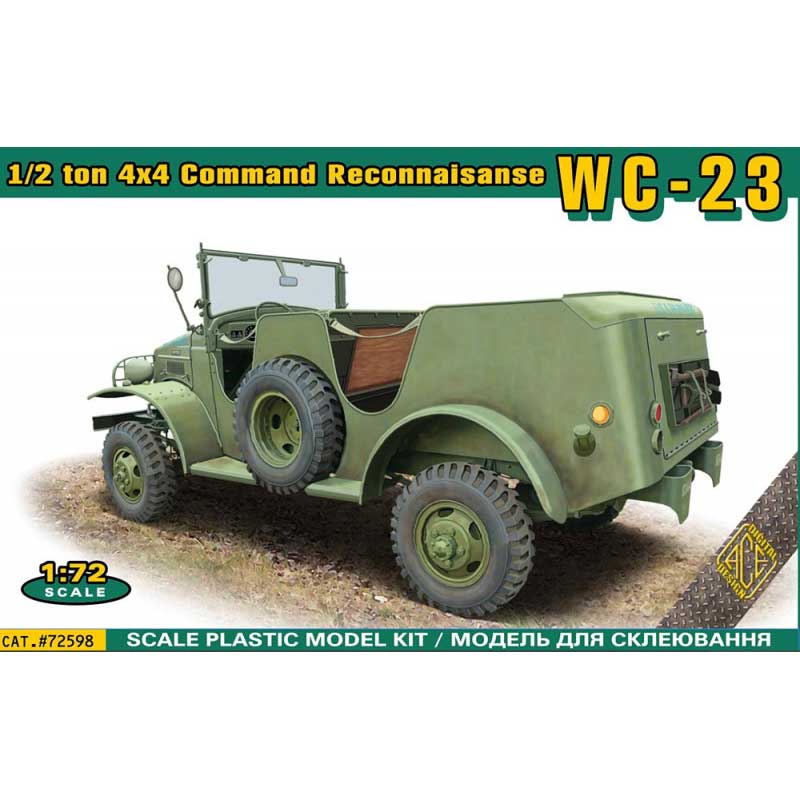 ACE Models WC-23 1/2 Ton 4x4 Command Recon Vehicle (1/72) 72598
