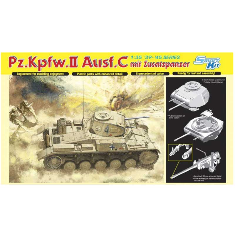 Dragon Pz.Kpfw.II Ausf.C With Interior (1/35) 6432