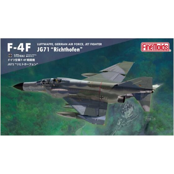 Fine Molds Luftwaffe F-4F Fighter JG71 "Richthofen" (1/72) FX06 Fine Molds Luftwaffe F-4F Fighter JG71 "Richthofen" (1/72) FX06