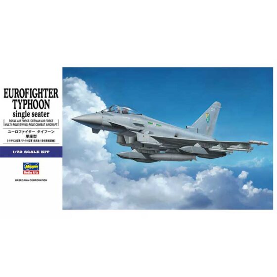 Hasegawa Eurofighter Typhoon Single Seater (1/72) E40 Hasegawa Eurofighter Typhoon Single Seater (1/72) E40