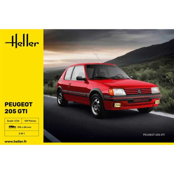Heller Peugeot 205 GTI (1/24) 82705 Heller Peugeot 205 GTI (1/24) 82705