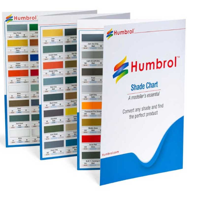 Humbrol Shade Chart P1222