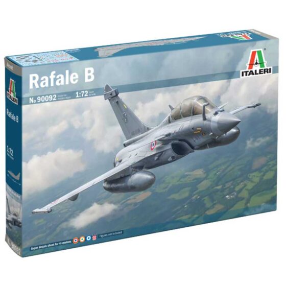 Italeri Rafale B Two-Seat French Fighter Aircraft (1/72) 90092 Italeri Rafale B Two-Seat French Fighter Aircraft (1/72) 90092