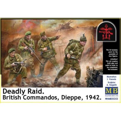 Master Box Deadly Raid British Commandos Dieppe 1942 (1/35) 35252