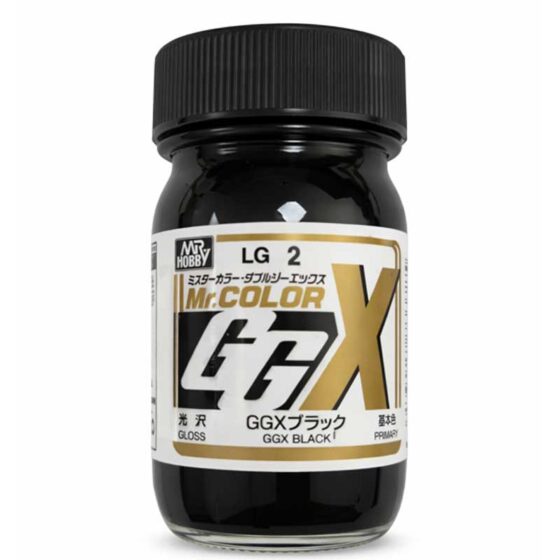 Mr Hobby Mr. Color GGX Black (60ml) LG-002 Mr Hobby Mr. Color GGX Black (60ml) LG-002