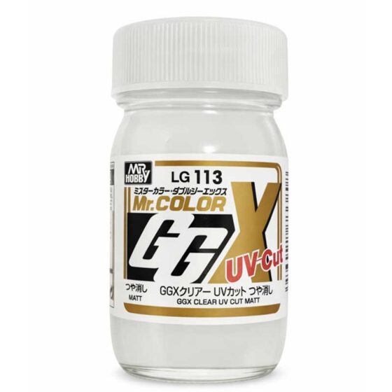 Mr Hobby Mr. Color GGX Clear UV Cut Flat (60ml) LG-113 Mr Hobby Mr. Color GGX Clear UV Cut Flat (60ml) LG-113
