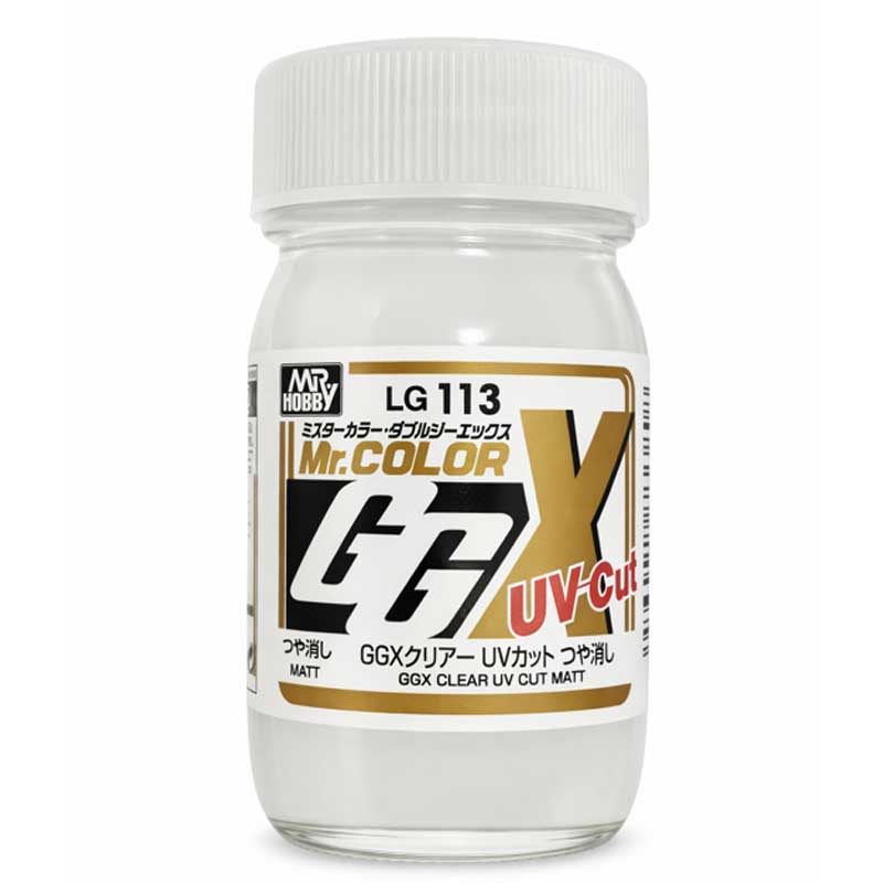 Mr Hobby Mr. Color GGX Clear UV Cut Flat (60ml) LG-113