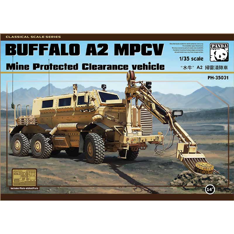 Panda Model Buffalo A2 Mine Protection Clearance System (1/35) PH35031