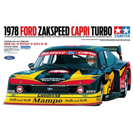 Tamiya 1978 Ford Zakspeed Capri Turbo (1/24) 24376 Tamiya 1978 Ford Zakspeed Capri Turbo (1/24) 24376