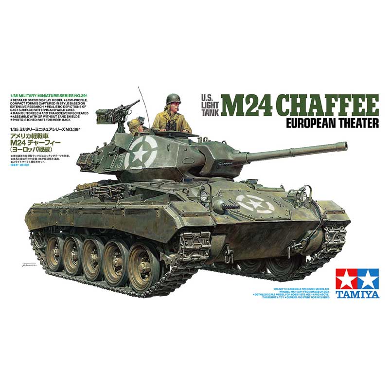 Tamiya U.S. Light Tank M24 Chaffee European Theatre (1/35) 35391