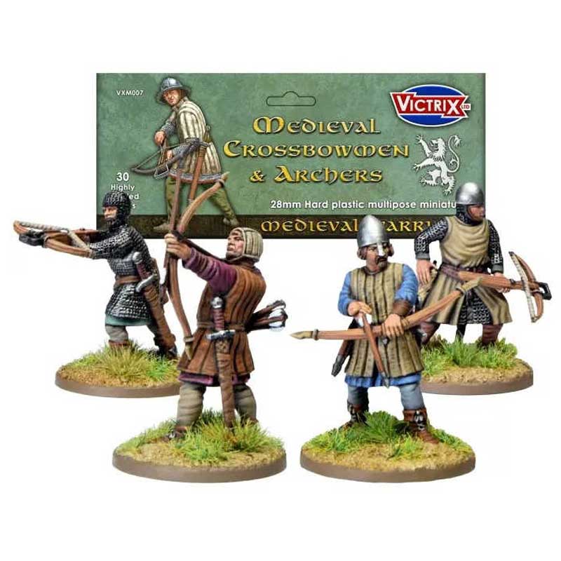 Victrix Medieval Crossbowmen & Archers (28mm) VXM007