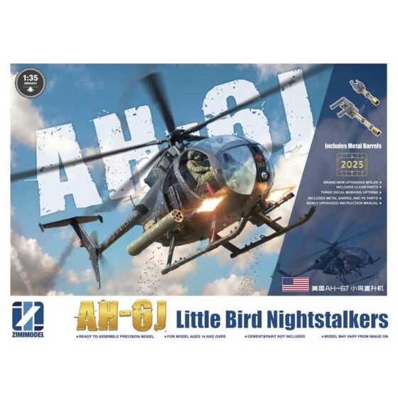 Zimi Model AH-6J Little Bird Nightstalkers (1/35) ZM50001 Zimi Model AH-6J Little Bird Nightstalkers (1/35) ZM50001