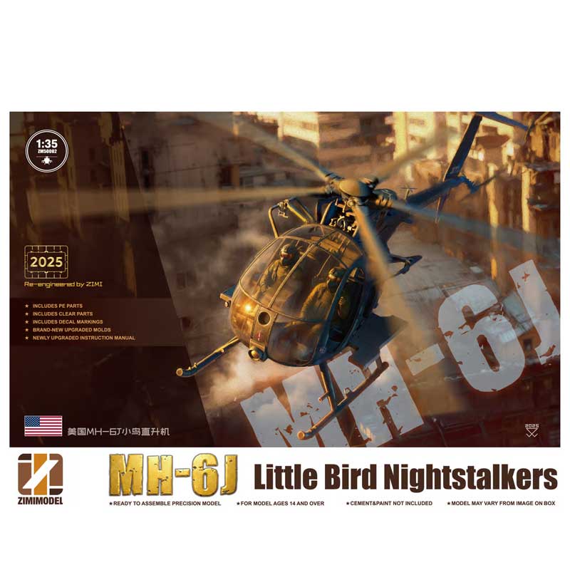 Zimi Model MH-6J Little Bird Nightstalkers (1/35) ZM50002
