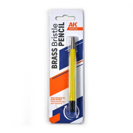 AK Interactive Brass Bristle Pencil Ak9540 AK Interactive Brass Bristle Pencil Ak9540