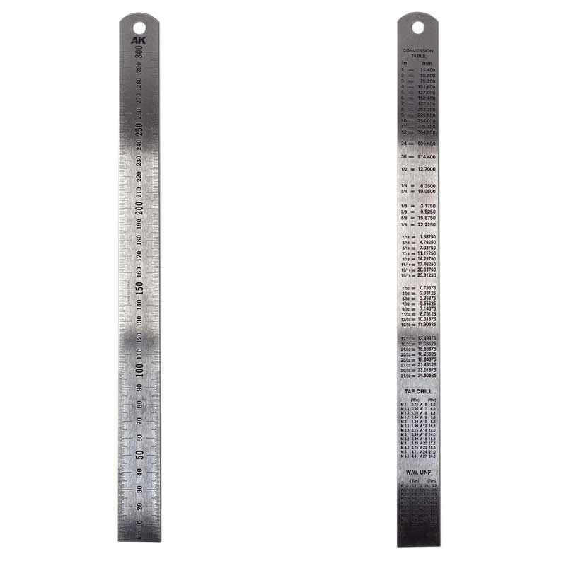 Alternative view of AK Interactive Stainless Steel Ruler 300Mm Ak9547