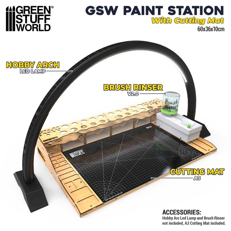 GreenStuffWorld Paint Station With Cutting Mat 12421 - Image 4