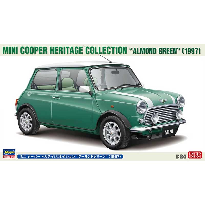 Hasegawa 1997 Mini Cooper Heritage Almond Green (1/24) 20789 Hasegawa 1997 Mini Cooper Heritage Almond Green (1/24) 20789