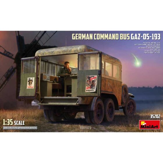 MiniArt German Command Bus GAZ-05-193 (1/35) 35202 MiniArt German Command Bus GAZ-05-193 (1/35) 35202