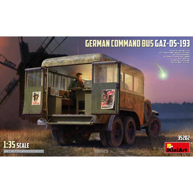 MiniArt German Command Bus GAZ-05-193 (1/35) 35202