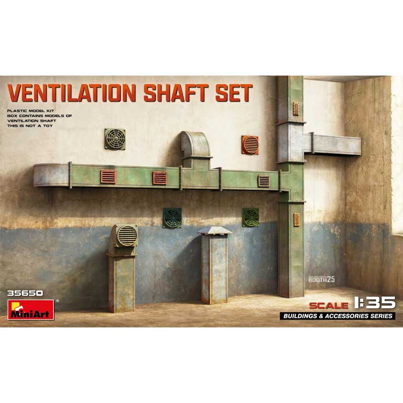MiniArt Ventilation Shaft Set (1/35) 35650