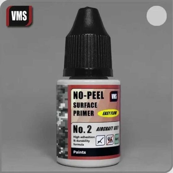 VMS No-Peel Primer No.2 Aircraft Grey (30ml) PR02s