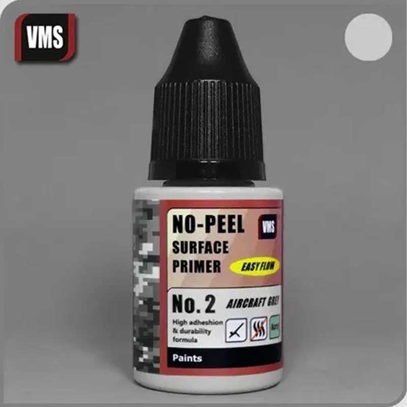 VMS No-Peel Primer No.2 Aircraft Grey (30ml) PR02s VMS No-Peel Primer No.2 Aircraft Grey (30ml) PR02s