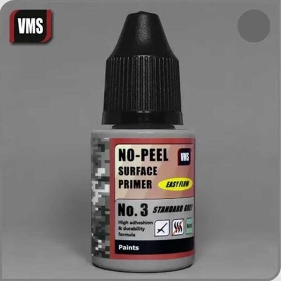 VMS No-Peel Primer No.3 Standard Grey (30ml) PR03s