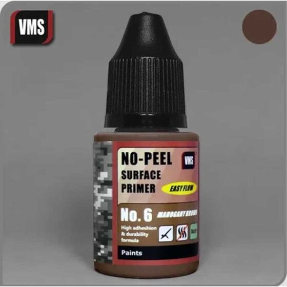 VMS No-Peel Primer No.6 Mahogany Brown (30ml) PR06s VMS No-Peel Primer No.6 Mahogany Brown (30ml) PR06s