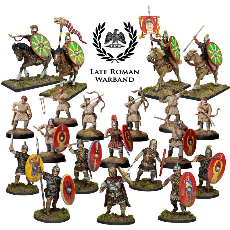Alternative view of Victrix Late Roman Warband VXWB001