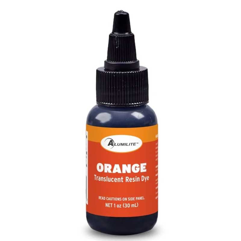 Alumilite Translucent Orange Liquid Epoxy Dye (1oz)