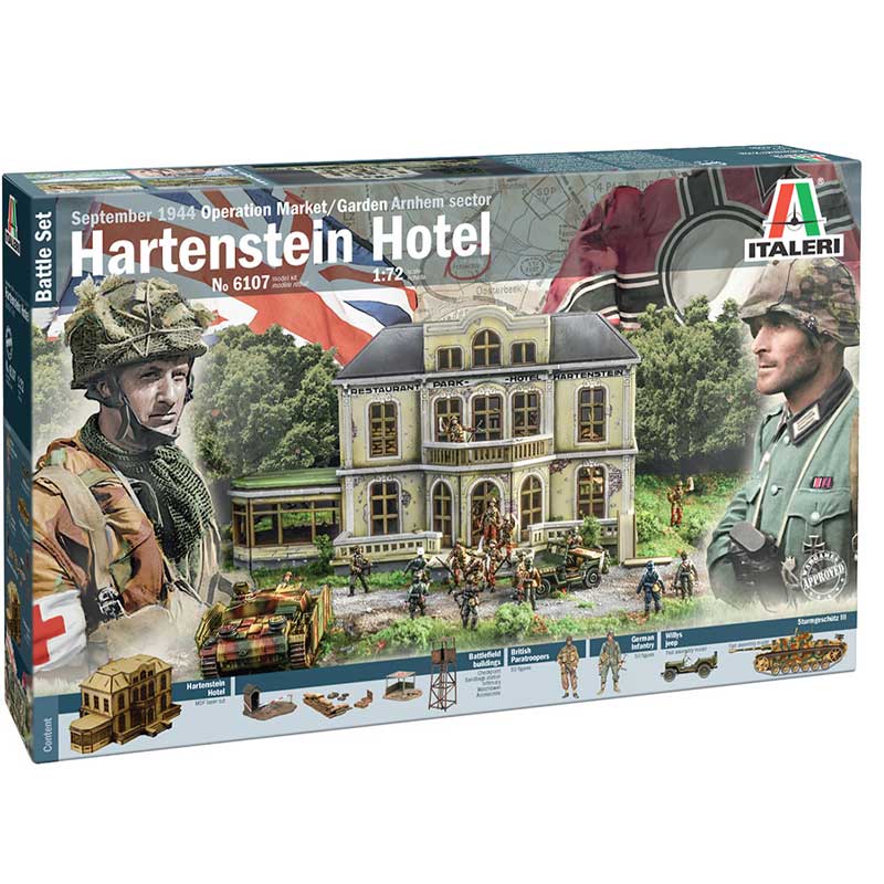 Italeri Market Garden: Hotel Hartenstein (1/72) 6107 *Damaged Box* Italeri Market Garden: Hotel Hartenstein (1/72) 6107 *Damaged Box*