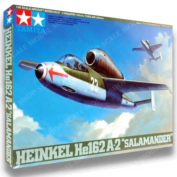 Tamiya Heinkel He162 A-2 Salamander (1/48) 61097 *Damaged Box*