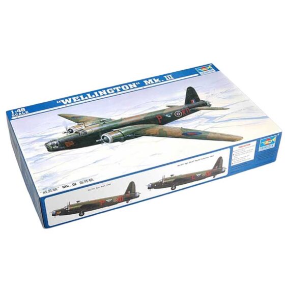 Trumpeter British RAF Vickers Wellington Mk III (1/48) 02823 Trumpeter British RAF Vickers Wellington Mk III (1/48) 02823