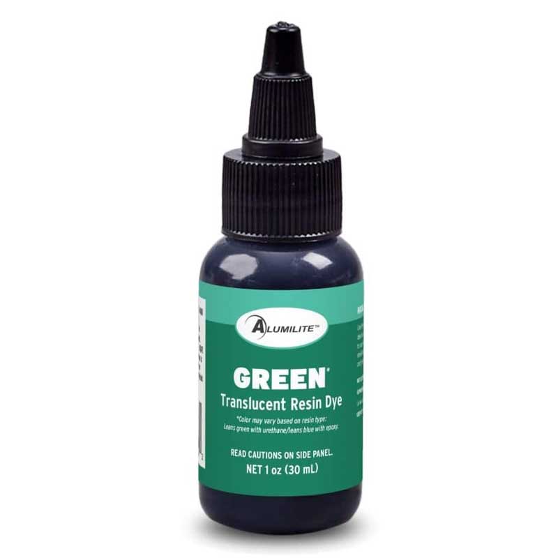 Alumilite Translucent Green Liquid Epoxy Dye (1oz)