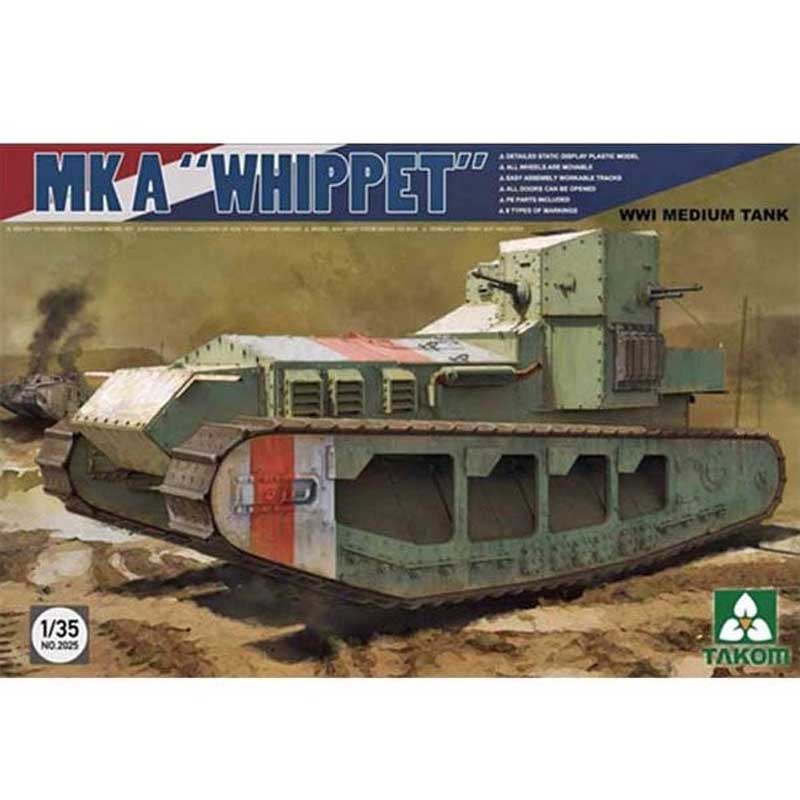 Takom WWI Medium Tank Mk A Whippet (1/35) 02025 Takom WWI Medium Tank Mk A Whippet (1/35) 02025
