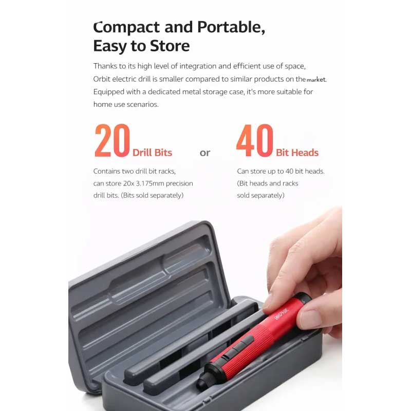 DSPIAE Orbit Electric Drill Red AT-ED01 - Image 10