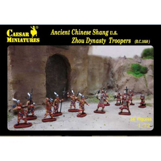 Caesars Miniatures Zhou Dynasty Troopers BC1050 (1/72) H029