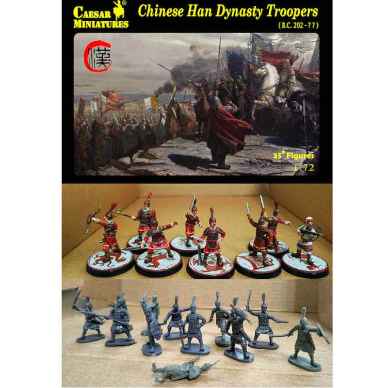 Caesars Miniatures Chinese Han Dynasty Troopers (1/72) H043