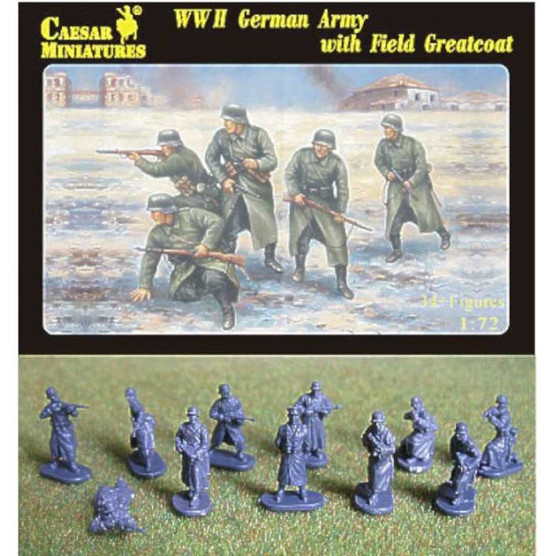 Caesars Miniatures German Army with Field Greatcoat (1/72) 069