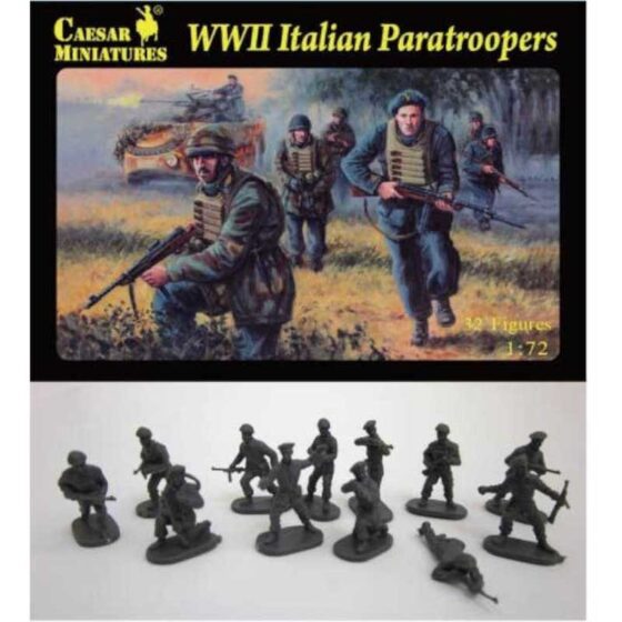 Caesars Miniatures WWII Italian Paratroopers (1/72) 075