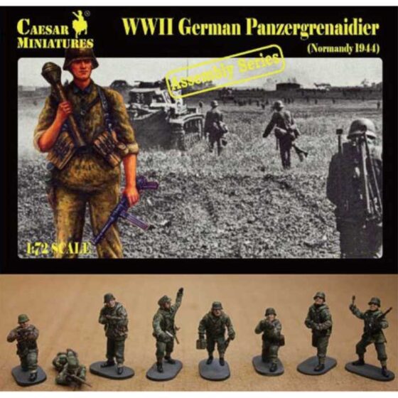 Caesars Miniatures German Panzergrenadiers Normandy 1944 (1/72) 7716 Caesars Miniatures German Panzergrenadiers Normandy 1944 (1/72) 7716