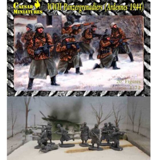 Caesars Miniatures WWII Panzergrenadiers Ardennes 1944 (1/72) HB02 Caesars Miniatures WWII Panzergrenadiers Ardennes 1944 (1/72) HB02