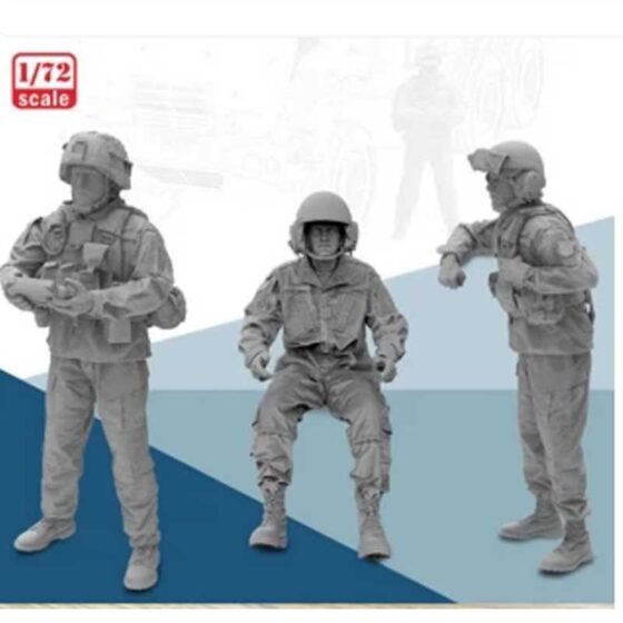 Foreart 3D Printed Crew of M142 HIMARS Rocket Launcher (1/72) FOR9003 Foreart 3D Printed Crew of M142 HIMARS Rocket Launcher (1/72) FOR9003