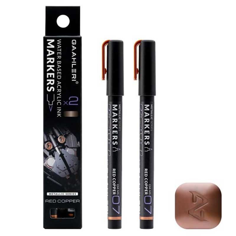 Gaahleri Metallic Markers Red Copper (2pcs) 45060