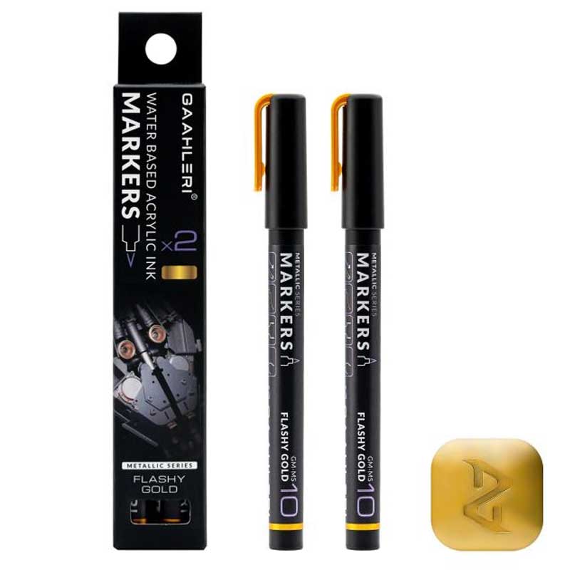 Gaahleri Metallic Markers Flashy Gold (2pcs) 45091