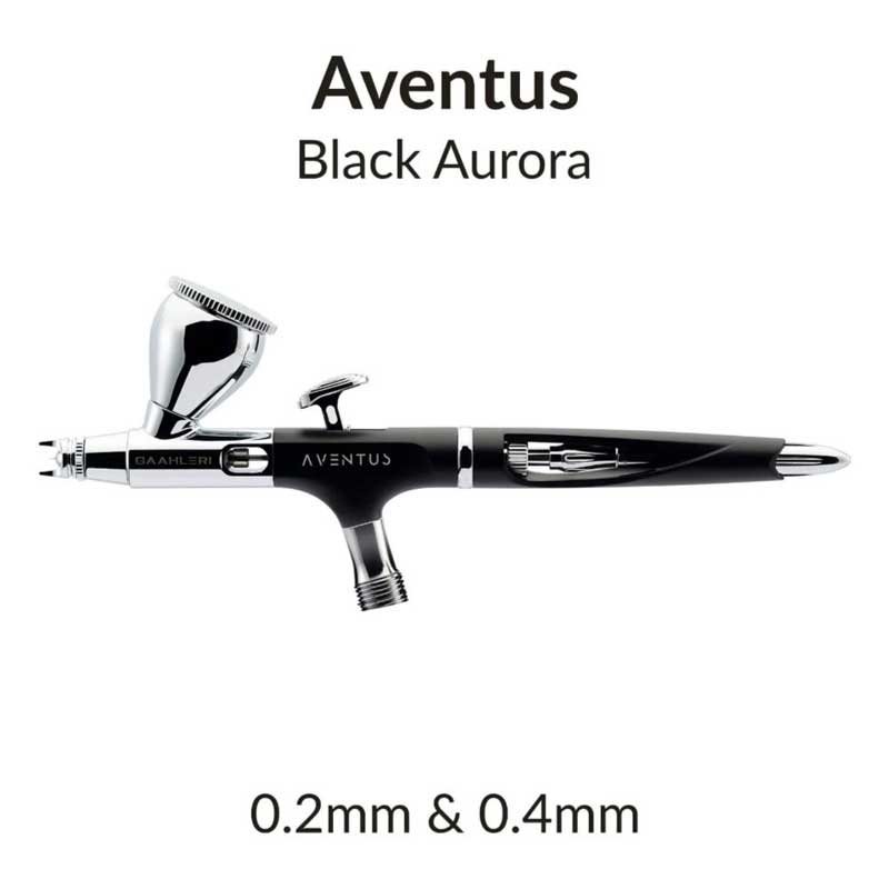 Alternative view of Gaahleri Aventus Black Aurora Airbrush 45749