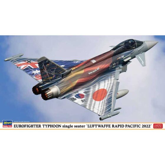 Hasegawa Eurofighter Typhoon Rapid Pacific (1/72) HA02430 Hasegawa Eurofighter Typhoon Rapid Pacific (1/72) HA02430