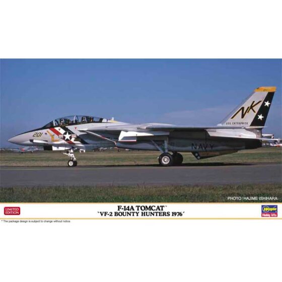 Hasegawa F-14A Tomcat VF-2 Bounty Hunters 1976 (1/72) 02491 Hasegawa F-14A Tomcat VF-2 Bounty Hunters 1976 (1/72) 02491